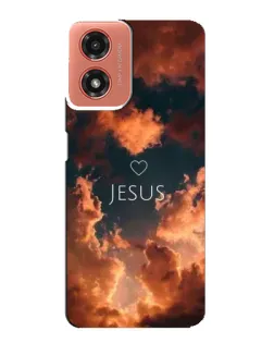 Чехол для Motorola MOTO G04 с картинкой «Сияние Имени Jesus» Чехол для Motorola MOTO G04 с картинкой «Сияние Имени Jesus»