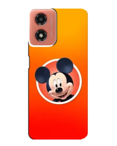 Чехол для Motorola MOTO G04 с картинкой «Mickey в круге»