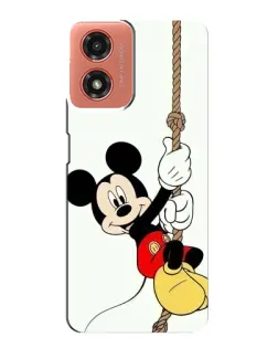 Чехол для Motorola MOTO G04 с картинкой «Mickey на канате» Чехол для Motorola MOTO G04 с картинкой «Mickey на канате»