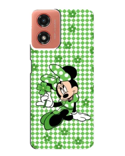 Чехол для Motorola MOTO G04 с картинкой «Mickey в клетку»