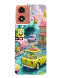 Чохол для Motorola MOTO G04 з картинкою «Монстр-трак пригоди»