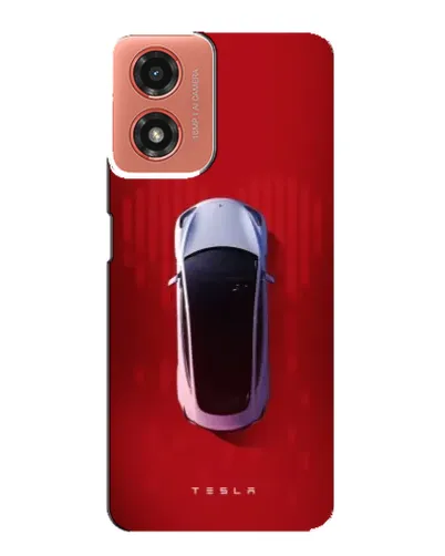 Чохол для Motorola MOTO G04 з картинкою «Tesla Top View»