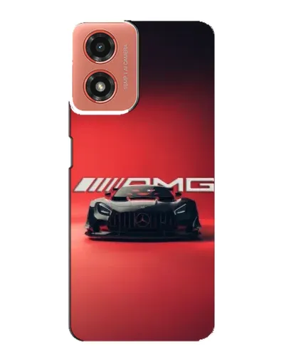 Чехол для Motorola MOTO G04 с картинкой «Mercedes AMG — красная линия» Чехол для Motorola MOTO G04 с картинкой «Mercedes AMG — красная линия»