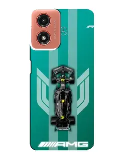 Чехол для Motorola MOTO G04 с картинкой «Mercedes AMG Petronas»