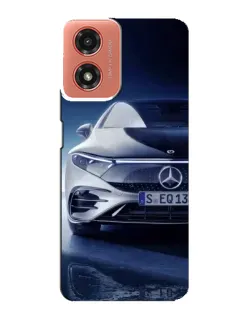 Чехол для Motorola MOTO G04 с картинкой «Mercedes EQ — будущее»