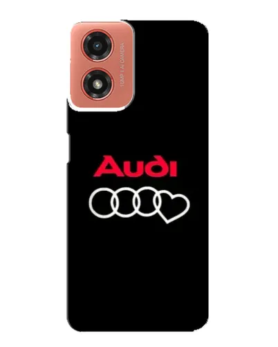 Чехол для Motorola MOTO G04 с картинкой «Логотип Audi Heart» Чехол для Motorola MOTO G04 с картинкой «Логотип Audi Heart»