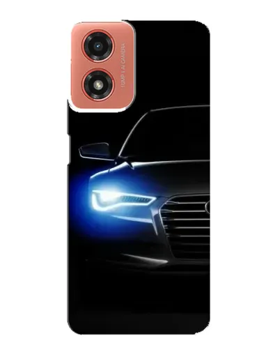 Чехол для Motorola MOTO G04 с картинкой «Неоновый взгляд Audi» Чехол для Motorola MOTO G04 с картинкой «Неоновый взгляд Audi»