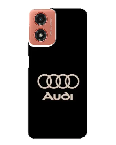 Чехол для Motorola MOTO G04 с картинкой «Audi — золотой логотип» Чехол для Motorola MOTO G04 с картинкой «Audi — золотой логотип»