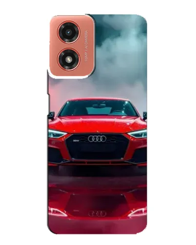 Чехол для Motorola MOTO G04 с картинкой «Audi RS — красный стиль» Чехол для Motorola MOTO G04 с картинкой «Audi RS — красный стиль»