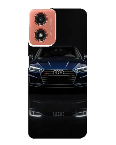 Чехол для Motorola MOTO G04 с картинкой «Audi — ночное отражение» Чехол для Motorola MOTO G04 с картинкой «Audi — ночное отражение»