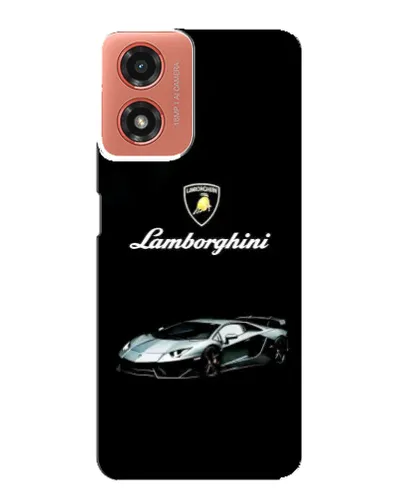 Чехол для Motorola MOTO G04 с картинкой «Логотип Lamborghini классика»