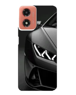 Чехол для Motorola MOTO G04 с картинкой «Lamborghini фары детализация»