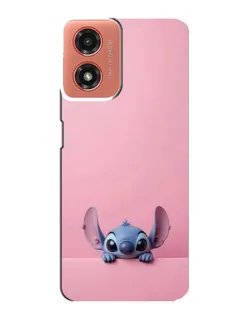 Чехол для Motorola MOTO G04 с картинкой «Stitch выглядывает» Чехол для Motorola MOTO G04 с картинкой «Stitch выглядывает»