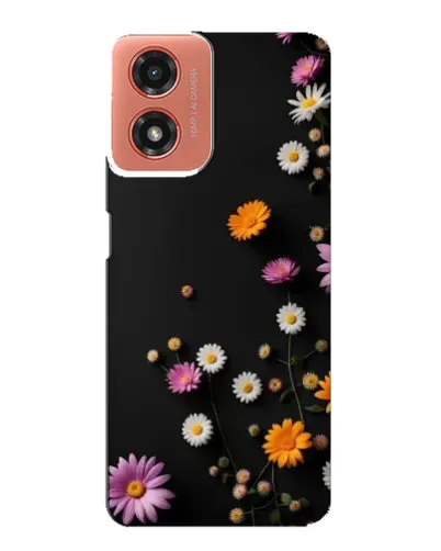 Чехол для Motorola MOTO G04 с картинкой «Цветочная композиция»