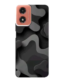 Чехол для Motorola MOTO G04 с картинкой «Темный абстрактный камуфляж» Чехол для Motorola MOTO G04 с картинкой «Темный абстрактный камуфляж»