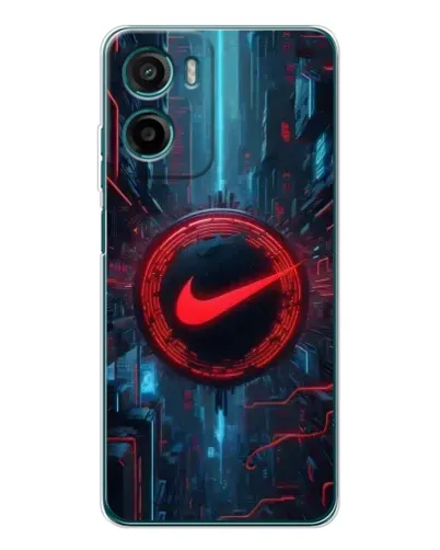 Чехол для Motorola Moto G05 с картинкой «Техногенный стиль Nike» Чехол для Motorola Moto G05 с картинкой «Техногенный стиль Nike»