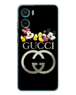 Чехол для Motorola Moto G05 с картинкой «Gucci — герои Disney»