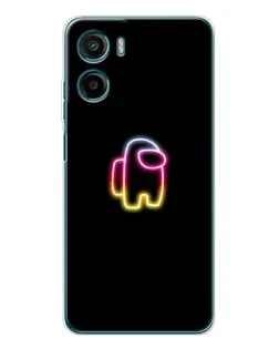 Чехол для Motorola Moto G05 с картинкой «Among Us градиент»