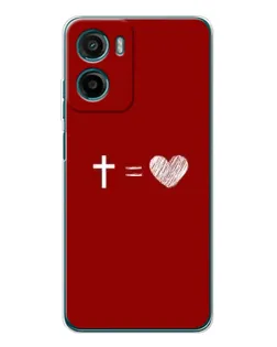Чохол для Motorola Moto G05 з картинкою «Рівняння любові»