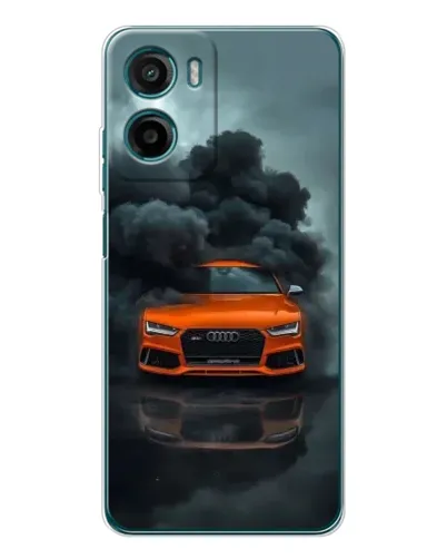 Чехол для Motorola Moto G05 с картинкой «Audi в облаках дыма» Чехол для Motorola Moto G05 с картинкой «Audi в облаках дыма»