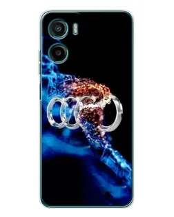 Чехол для Motorola Moto G05 с картинкой «Энергия лого Audi»