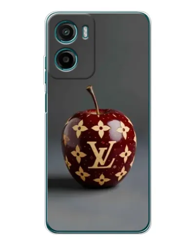 Чохол для Motorola Moto G06 Power з картинкою «Червоне яблуко LV»