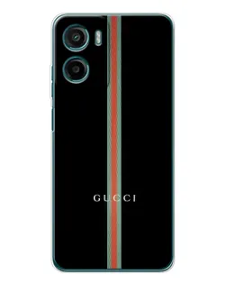 Чехол для Motorola Moto G06 Power с картинкой «Gucci — строгая линия»
