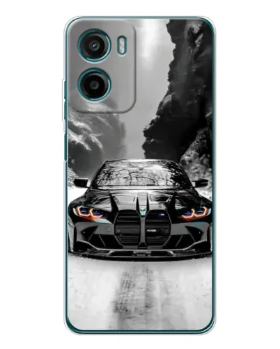Чехол для Motorola Moto G06 Power с картинкой «BMW — акварельный дрифт» Чехол для Motorola Moto G06 Power с картинкой «BMW — акварельный дрифт»