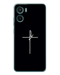 Чохол для Motorola Moto G06 Power з картинкою «Тонкий хрест»