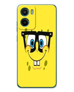 Чохол для Motorola Moto G06 Power з картинкою «Мінімалістичний Спанч Боб»