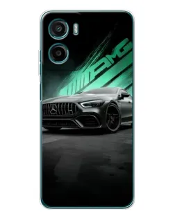 Чохол для Motorola Moto G06 Power з картинкою «Темний Mercedes AMG»
