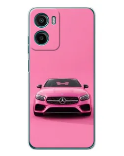 Чохол для Motorola Moto G06 Power з картинкою «Рожевий Mercedes AMG»