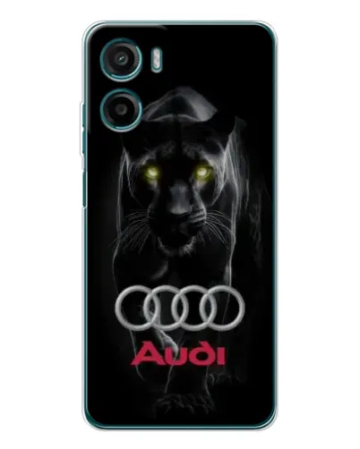 Чохол для Motorola Moto G06 Power з картинкою «Пантера та Audi» Чохол для Motorola Moto G06 Power з картинкою «Пантера та Audi»