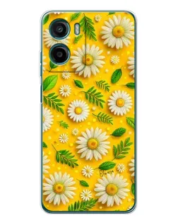 Чехол для Motorola Moto G06 Power с картинкой «Ромашковое солнце»