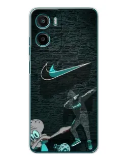 Чехол для Motorola Moto G06 с картинкой «Спортивный арт Nike»
