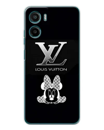 Чехол для Motorola Moto G06 с картинкой «LV и Минни Маус»