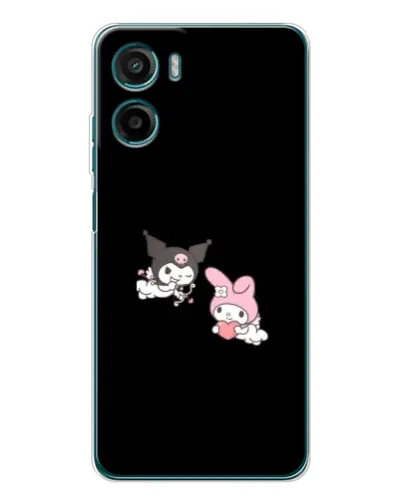 Чехол для Motorola Moto G06 с картинкой «My Melody и Kuromi» Чехол для Motorola Moto G06 с картинкой «My Melody и Kuromi»