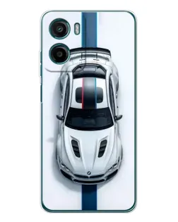Чохол для Motorola Moto G06 з картинкою «Вид зверху — BMW M»
