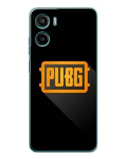 Чохол для Motorola Moto G06 з картинкою «PUBG — рамка лого»