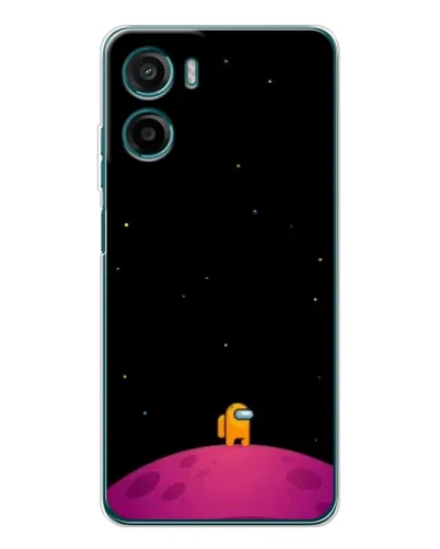 Чехол для Motorola Moto G06 с картинкой «Одинокий герой на планете» Чехол для Motorola Moto G06 с картинкой «Одинокий герой на планете»