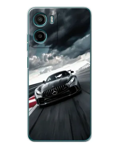 Чехол для Motorola Moto G06 с картинкой «Гоночный Mercedes AMG»