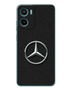 Чехол для Motorola Moto G06 с картинкой «Карбоновый Mercedes стиль»
