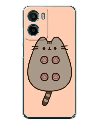 Чехол для Motorola Moto G06 с картинкой «Пушин пузиком кверху»