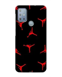 Чехол для Motorola MOTO G10 с картинкой «Jordan Red Pattern»