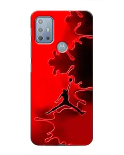 Чехол для Motorola MOTO G10 с картинкой «Jordan Red Smoke»