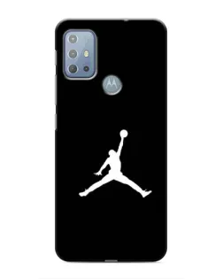 Чехол для Motorola MOTO G10 с картинкой «Jordan Silhouette»