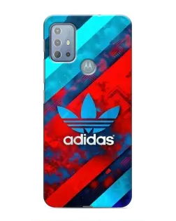Чехол для Motorola MOTO G10 с картинкой «Абстракция Adidas»