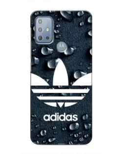Чехол для Motorola MOTO G10 с картинкой «Adidas Trefoil Blue»
