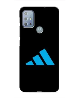 Чехол для Motorola MOTO G10 с картинкой «Adidas Cyan Logo»
