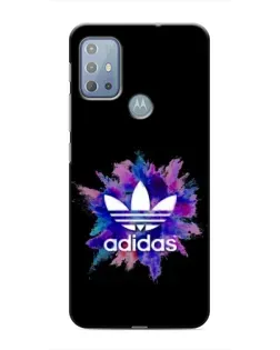 Чехол для Motorola MOTO G10 с картинкой «Взрыв красок Adidas»